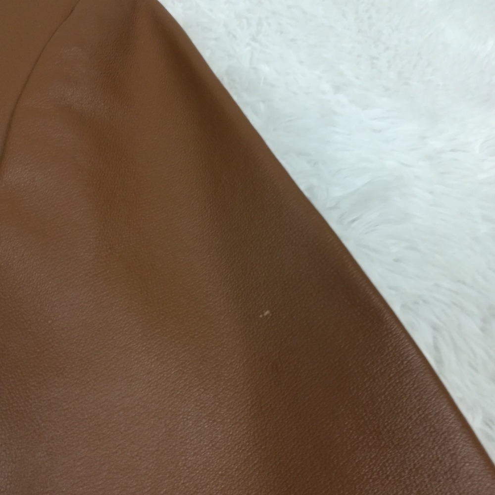 Chadwicks Chestnut Brown Leather Button-Front Coat - Picture 8 of 12